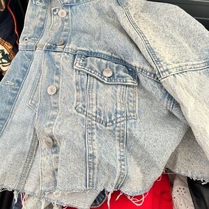 Forever 21 Acid Wash cropped Jean jacket